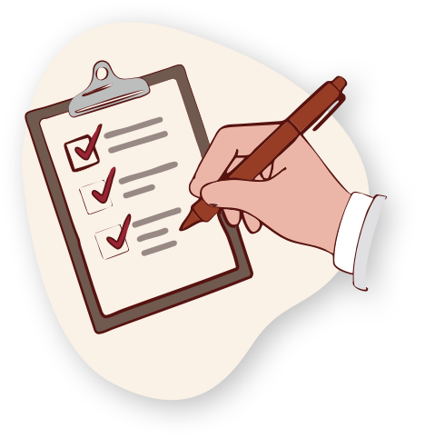 Workup illustration